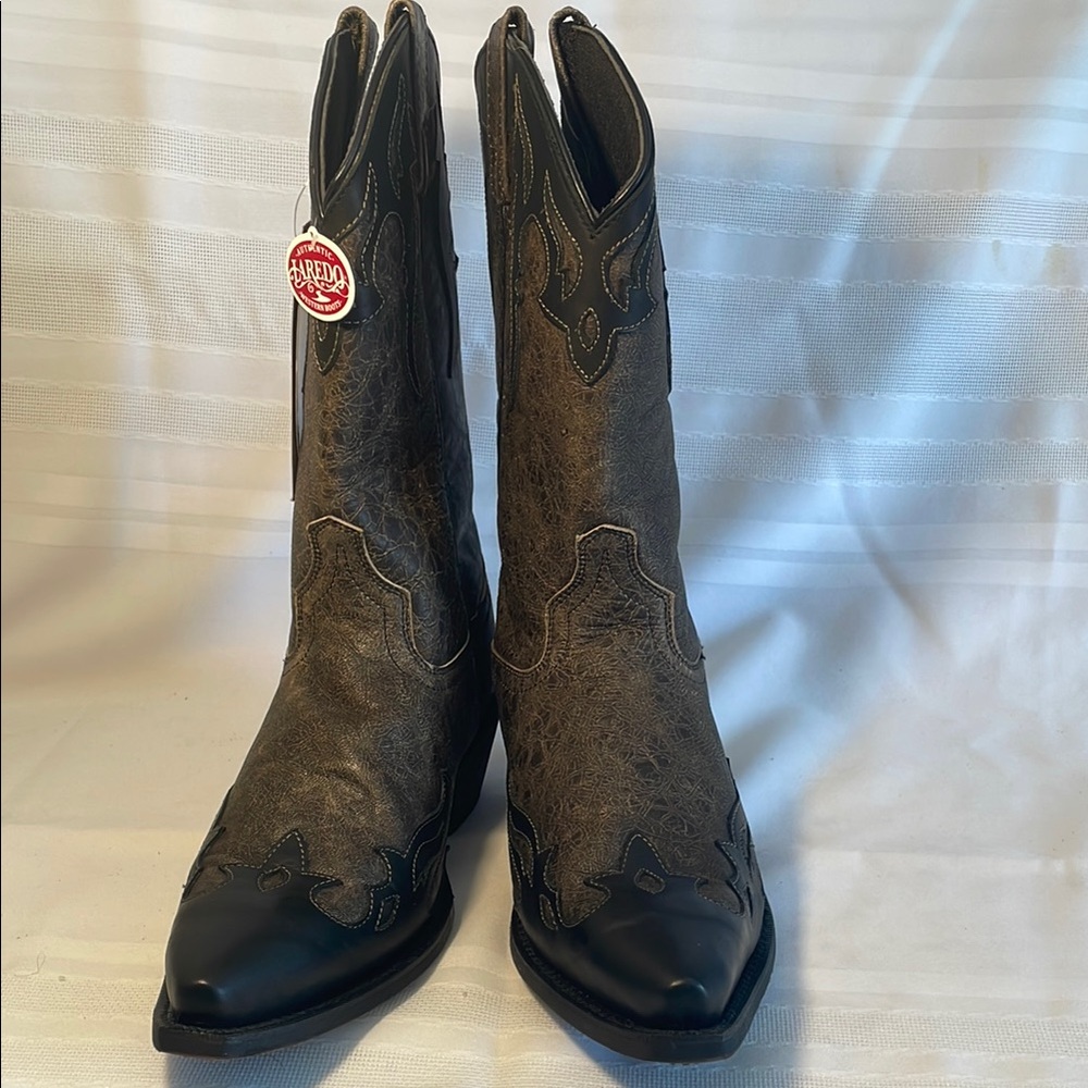 Men's Laredo Shadow Cowboy Boot 6766 - Picture 7 of 8